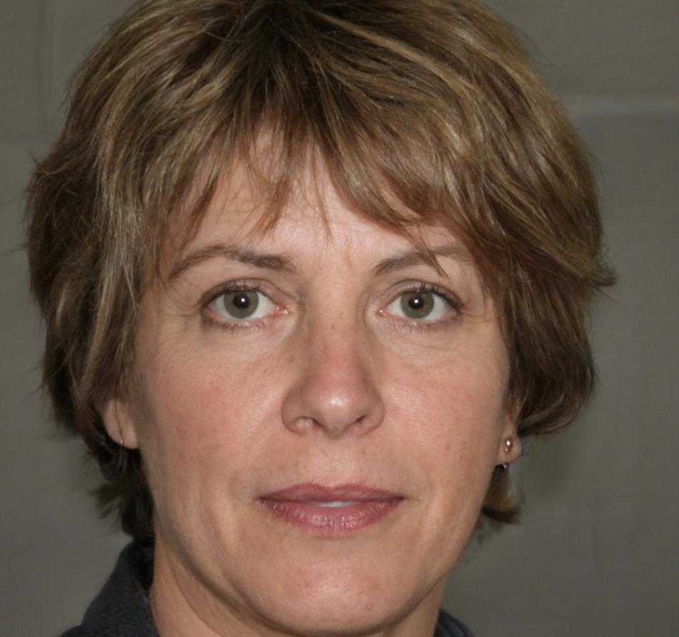 Retrato profesional de Remedios Galván, instructora de técnicas avanzadas de afeitado